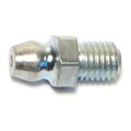 Midwest Fastener 1/4"-28 Zinc Plated Steel Fine Thread Long Straight Grease Fittings 10PK 63222